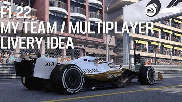 F1 22 MY TEAM & MULTIPLAYER LIVERY IDEA