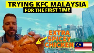 Trying KFC MALAYSIA for the first time ?? Plus exploring Kuala Lumpur City Centre Park