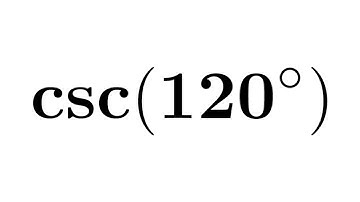 csc120 | cosec120 | csc(120)| cosec(120)| cosecant of 120 degree | Second Method