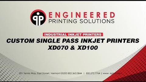 EPSVT - Custom Single Pass Inkjet Printers