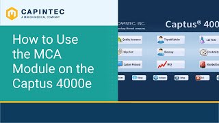27. How To Use The Mca Module Captus 4000E
