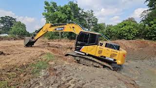 งานการไม่วิ่งจับปลากันดีกว่า Excavator