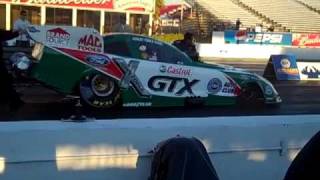 Ashey Force-Hood burnout and test run at Firebird Raceway