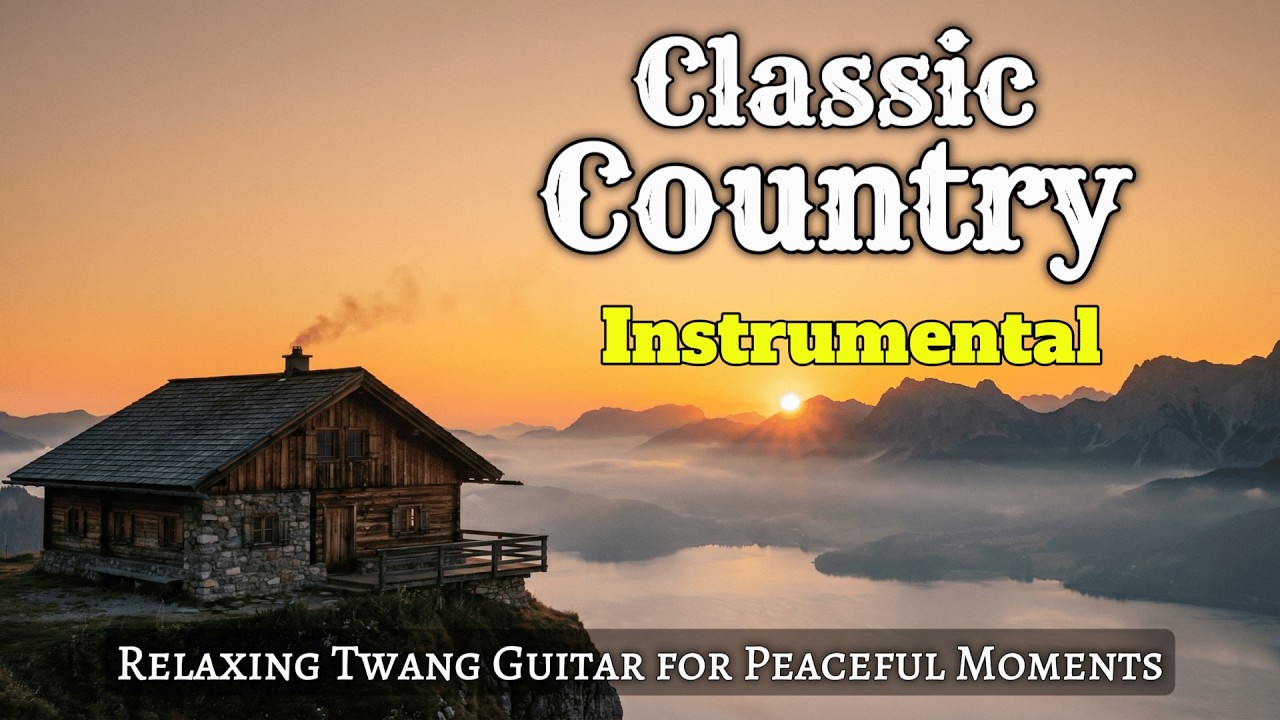 Classic Country Instrumental – Relaxing Twang Guitar for Peaceful Moments | No.04 (1-2 Hours)