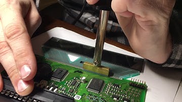 Saab SID2 LCD Hot Bar Installation