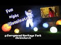 Fun night at ferrymead heritage park            illuminate light and show experience