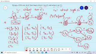 Lecture 21: Intersection operation on Regular Languages.