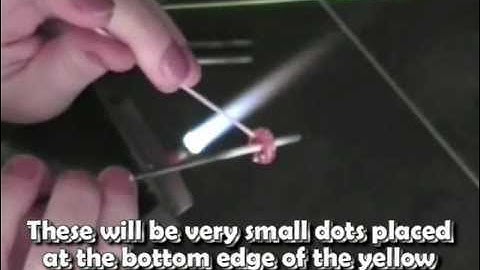 Glass Lampwork On Mandrel Implosion Flower Bead Part 1 by Jeannie Cox