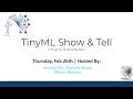 TinyML4D Show&Tell - 26 February, 2026