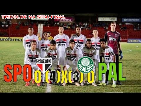 PÊNALTIS Palmeiras x São Paulo Melhores Momentos COMPLETO Brasileirão Sub 17 2019
