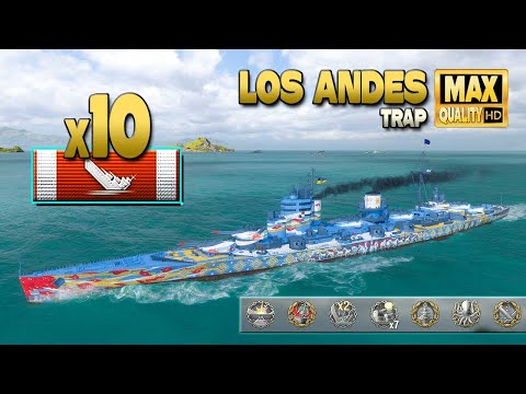 Battleship &quot;Los Andes&quot; with a great and rare 10 - World of Warships