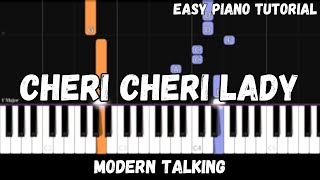 Modern Talking - Cheri Cheri Lady (Easy Piano Tutorial)