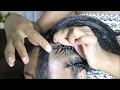How to cornrow with extensions| In depth tutorial