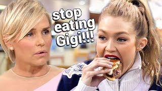 gigi hadid&#39;s mom NOT letting her EAT &amp; being toxic af