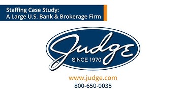 Project Managers Recruitment: Staffing Solutions Case Study #1 | The Judge Group