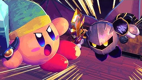 Kirby and Meta Knight Stylized Showdown (3D Animation Parody)