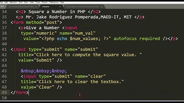 Square a Number in PHP