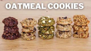 Healthy Oatmeal Cookies - 5 Easy Recipes