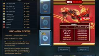 blackshot gachapon 10 card part 1