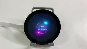2.8 Inch 480x480 HMI Circular LCD Display Capacitive Touch - DWIN