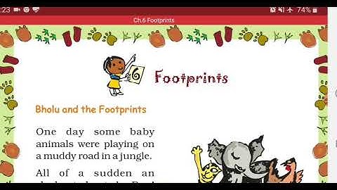 Footprints class 2 maths