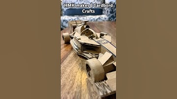 Cardboard F1 Racing Car         #diy #cardboardprojects #craft