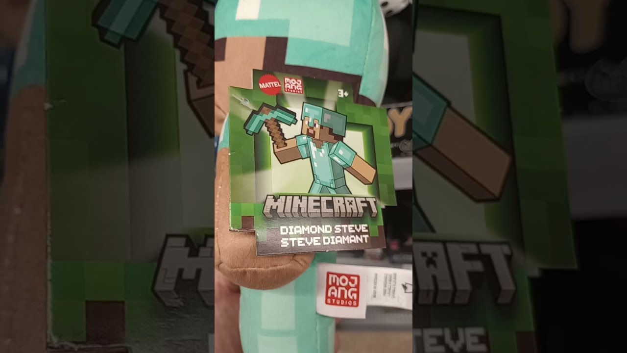 Diamond Armor Steve plush at Walmart Minecraft !! - YouTube