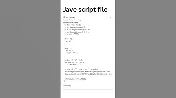 Digital clock🕒 using Java Script😍