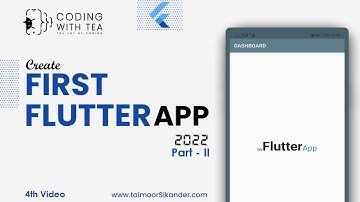 1.4 - Create First Flutter App 2025 Part 2 - Flutter Crash Course 2023