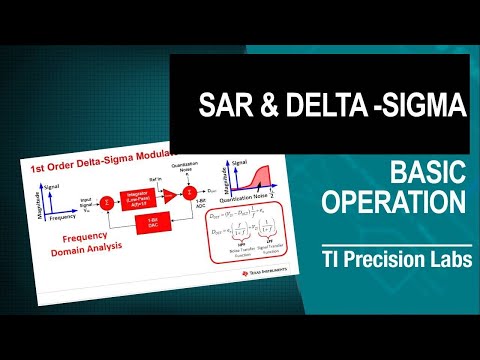 SAR and delta-sigma: Basic operation