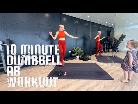 🔥 10 Minute Dumbbell Ab Workout | All Levels | At Home or Gym - YouTube