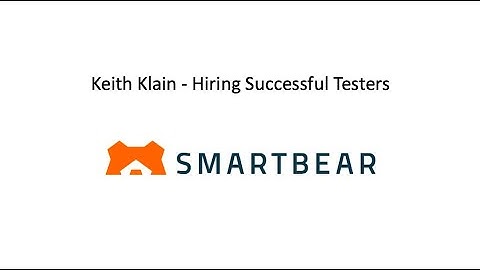 Keith Klain - Hiring Successful Testers