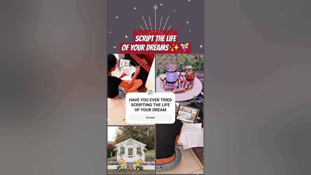 Script the life of your dreams in 2025 🧚‍♀️ YouTube