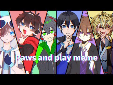【WT】Paws and play meme 【合作】
