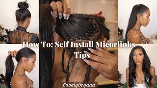 HOW TO: Self Install Microlinks/Itips   Tips to go Faster | LovelyBryana x Curlsqueen