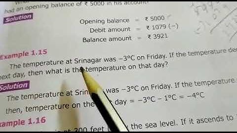 7th std maths 1st lesson numbers system  example 1.15 & 1.16  ex.2.1 q.no 1 to 7