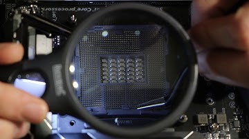 Repair Bent Pins Intel socket (start to finish)
