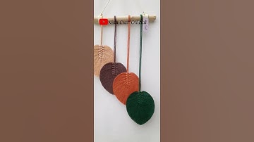 Macrame Feather Wall Hanging #shorts