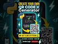 I havent learnt tody making qr code using python