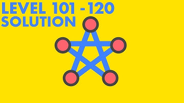 One Line - One Touch Drawing: Level 101 to 120 Solution and Walkthrough