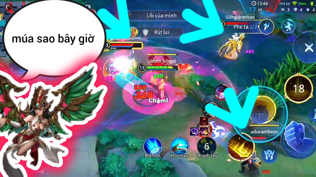 Liên Quân|khi bạn ko biết múa lau nhưng vẫn chọn thì sẽ như nào 