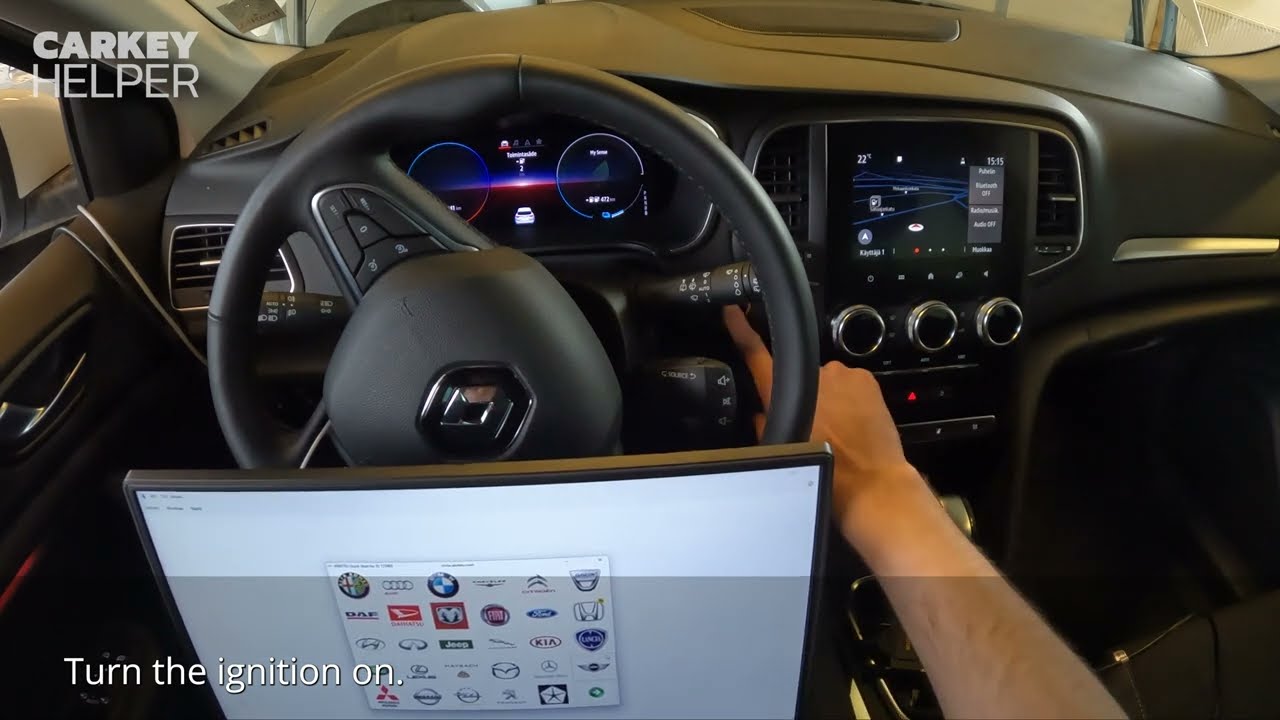 Renault 2019+ (Hitag AES) Keyless Key Card Programming with Abrites