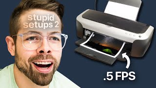 I Used a Printer as a Monitor - Stupid Setups 2