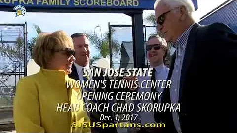 SJSU WOMENS TENNIS COMPLEX COACH SKORUPKA INTERVIEW (12/1/17)