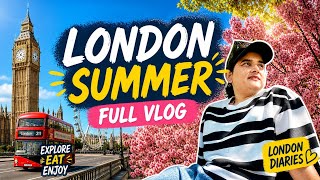 London Summer Vlog | Explore, Eat &amp; Enjoy in the UK!🇬🇧 #@parulyadavindian #love 