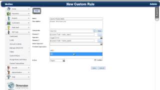 Credit Card Processing 101. How To Create A Custom Rule