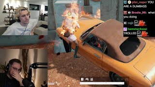 xQc & Ohnepixel Accidentally Kill Themselves in a PUBG Tournament