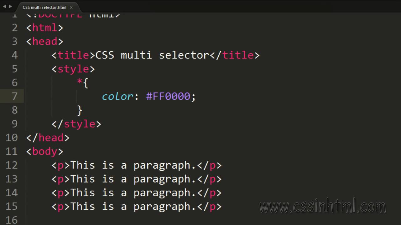 Универсальный селектор CSS. CSS селекторы. Universe CSS. Id selector