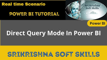 Connect Direct Query Mode in Power BI Real time Scenario || SS Skills