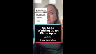 QR Code Wedding Guest Photo Sharing App Comparison featuring hashtagchelsea from TikTok screenshot 1